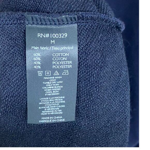 Slate & Stone Men's Blue Gray Crew Neck Sweatshirt M - Picture 5 of 5